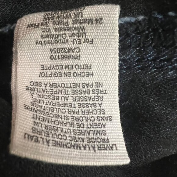 Free People Light Wash Raw Hem High Rise Pull On Skinny Ankle Pants‎ Size 27 - Picture 7 of 9